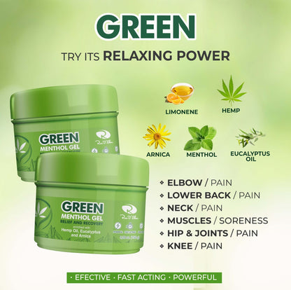 Ross D’Elen Green Menthol Gel Small - 3 Pack (3) - dailyvitalstore