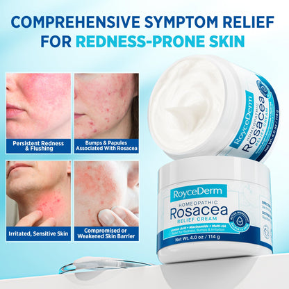 Roycederm Rosacea Treatment for Face with Azelaic Acid – Redness Relief & Corrector – Sensitive Skin Moisturizer for Redness, Bumps & Irritation - dailyvitalstore