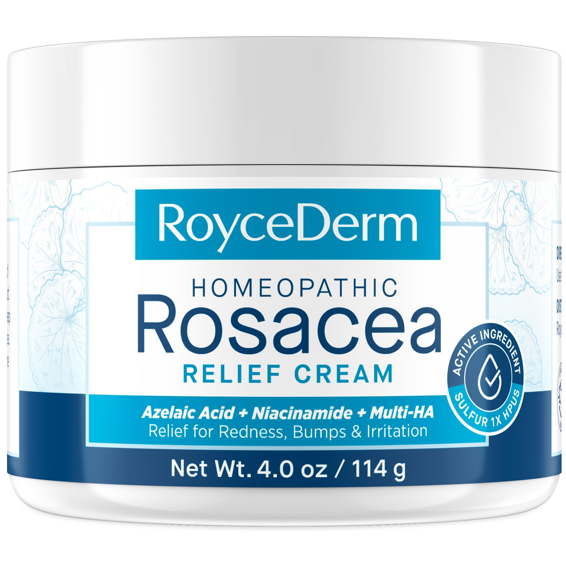 Roycederm Rosacea Treatment for Face with Azelaic Acid – Redness Relief & Corrector – Sensitive Skin Moisturizer for Redness, Bumps & Irritation - dailyvitalstore
