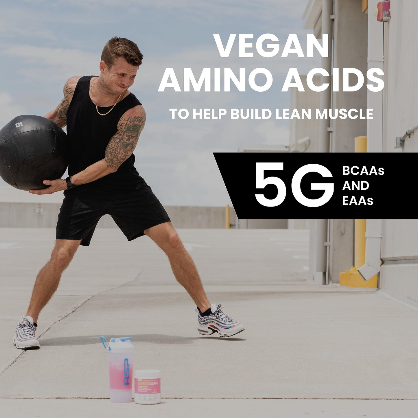 RSP NUTRITION AminoLean Pre Workout Powder, Amino Energy & Weight Management with Vegan BCAA Amino Acids, Natural Caffeine, Preworkout Boost for Men & Women, 30 Serv, Pink Lemonade… - dailyvitalstore