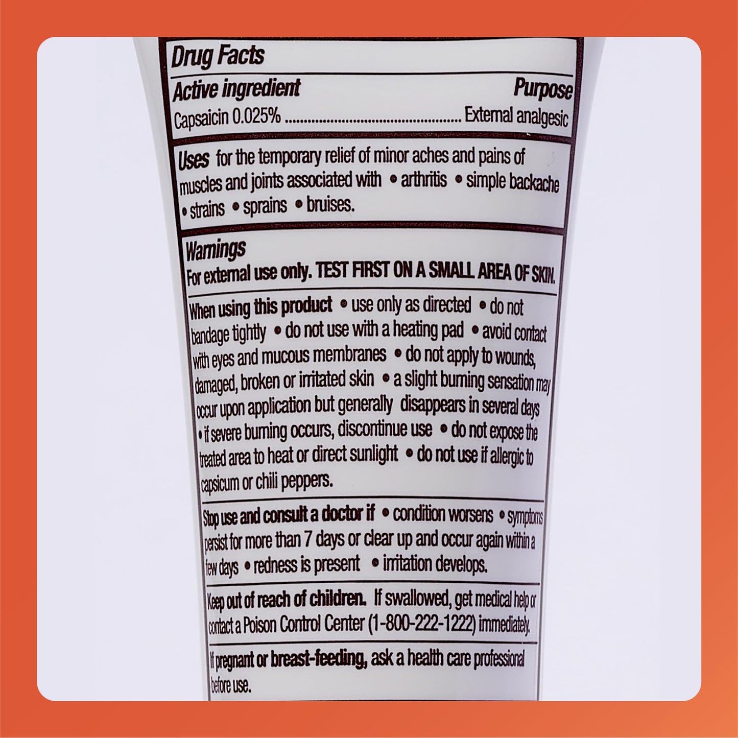 Rugby Capsaicin 0.025% Cream for Penetrating Pain Relief - 2.1 Oz (60g) (3 Pack) - dailyvitalstore