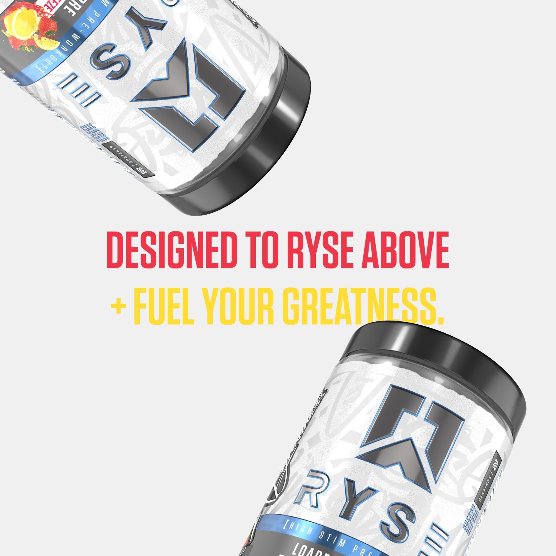 RYSE Loaded Pre Workout Powder - Strawberry Squeeze - Daily Pre-Workout for Men & Women with 390mg Caffeine, Beta Alanine, and Citrulline for Pump - dailyvitalstore