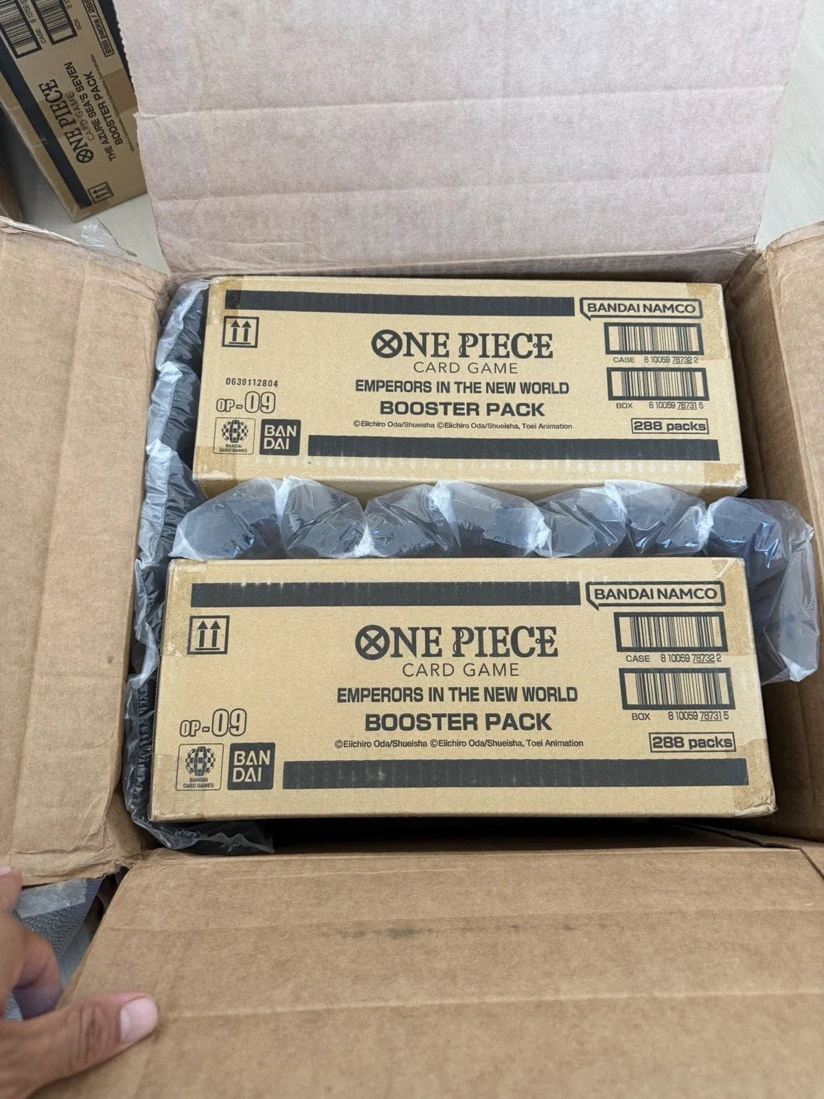 2024 One Piece English Emperors in the New World OP-09 Sealed 12 Booster Boxes