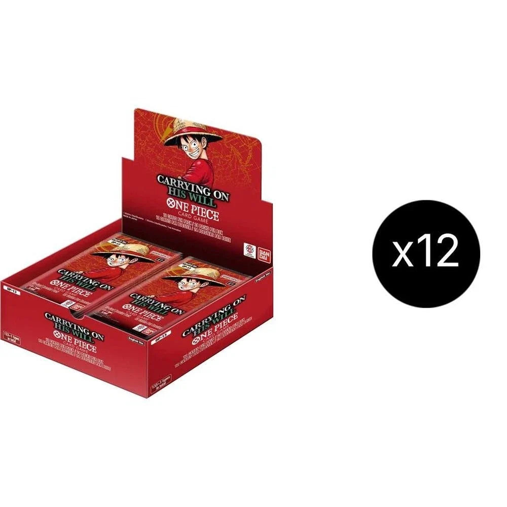 NEW Bandai One Piece OP-13 Carrying on His Will FACTORY SEALED Booster Box Case