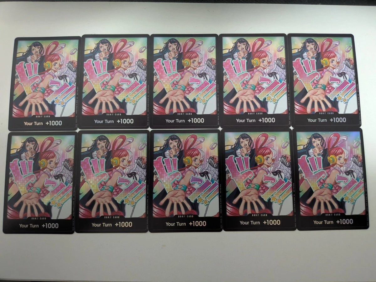 One Piece Day Dallas Exclusive 2025 Ado & Uta Don One Piece TCG En Set of 10