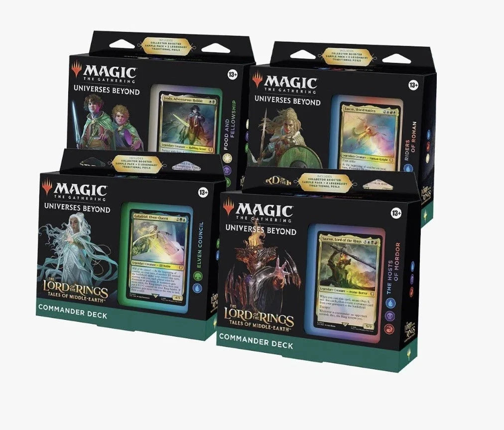MTG Lord of the Rings Tales of Middle Earth Commander Decks Set of 4 SEALED CASE