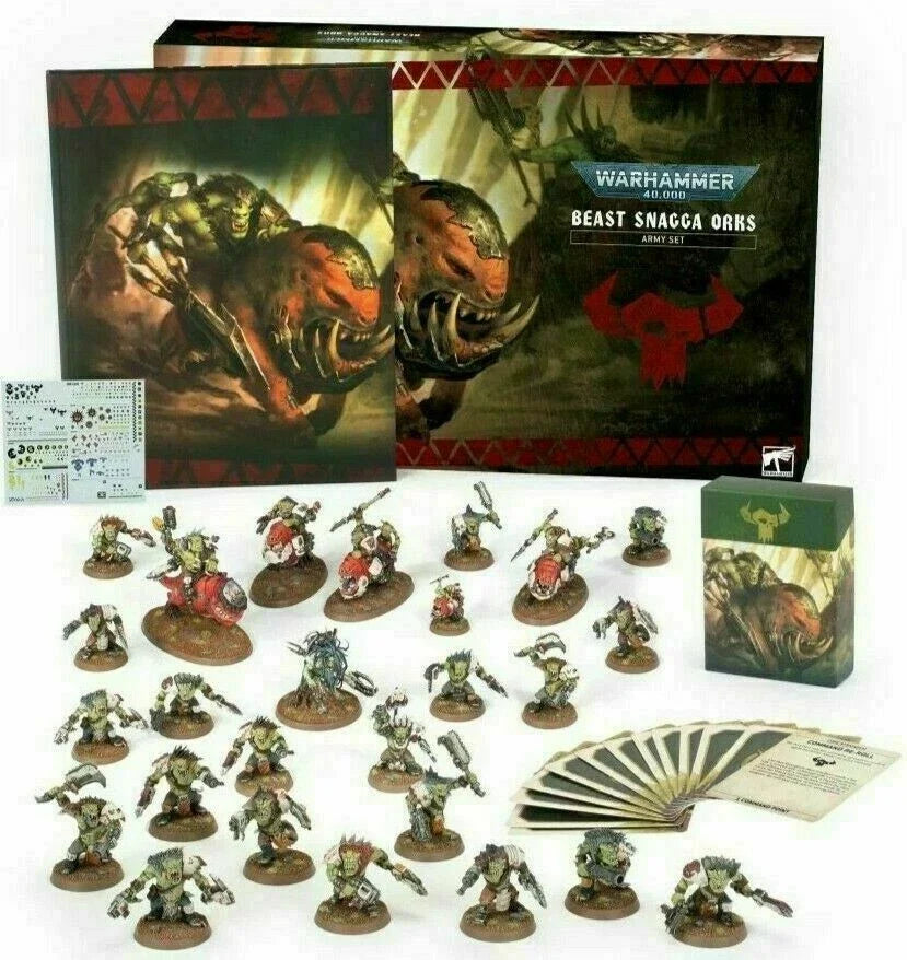 Warhammer 40k Beast Snagga Orks Army Set Box NIB Ork Snaggas NEW FREE SHIP