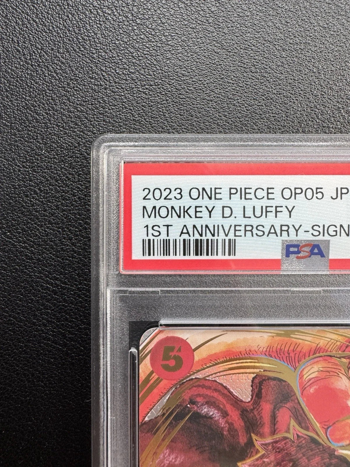 PSA 10 Luffy ST01-012 OP-05 Eiichiro Oda Signature One Piece Card Japanese TCG