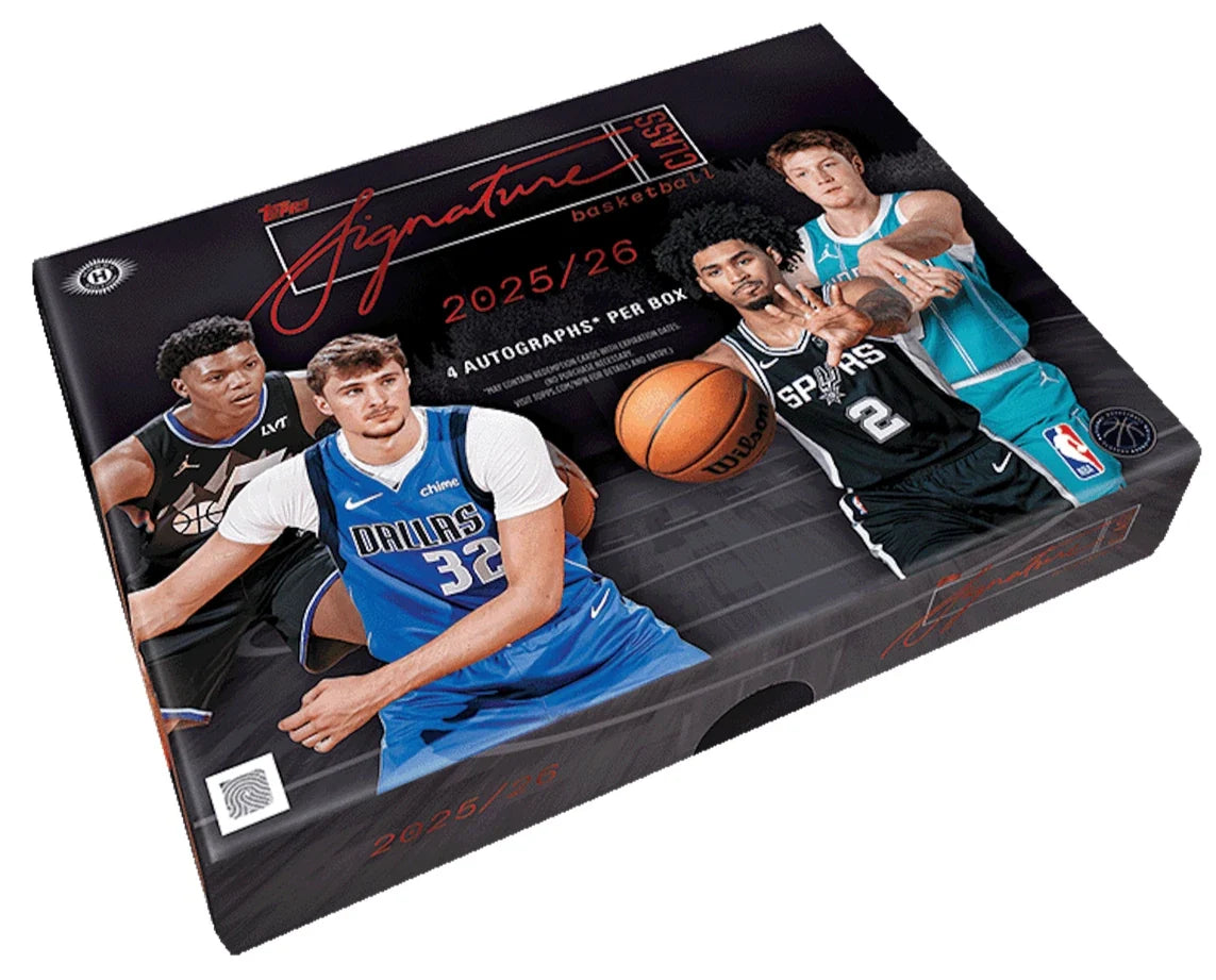 2025-26 TOPPS SIGNATURE CLASS Basketball JUMBO BOX (4 AUTOS) NBA Brand New QTY
