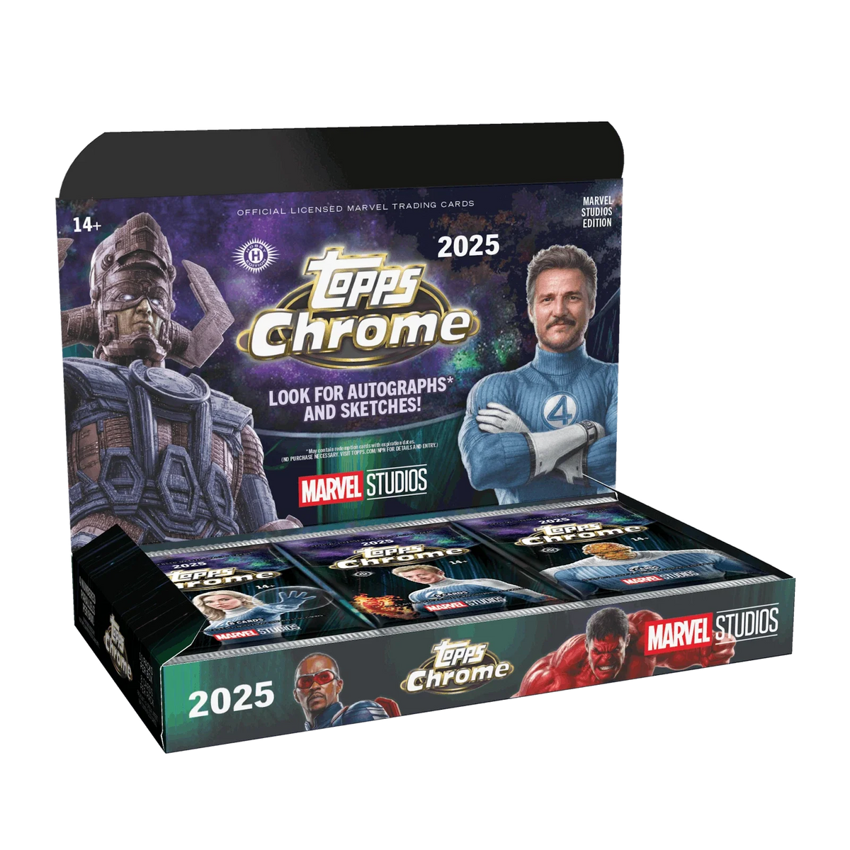 2025 TOPPS CHROME MARVEL STUDIOS Hobby Box (80 Cards) Brand New Sealed QTY
