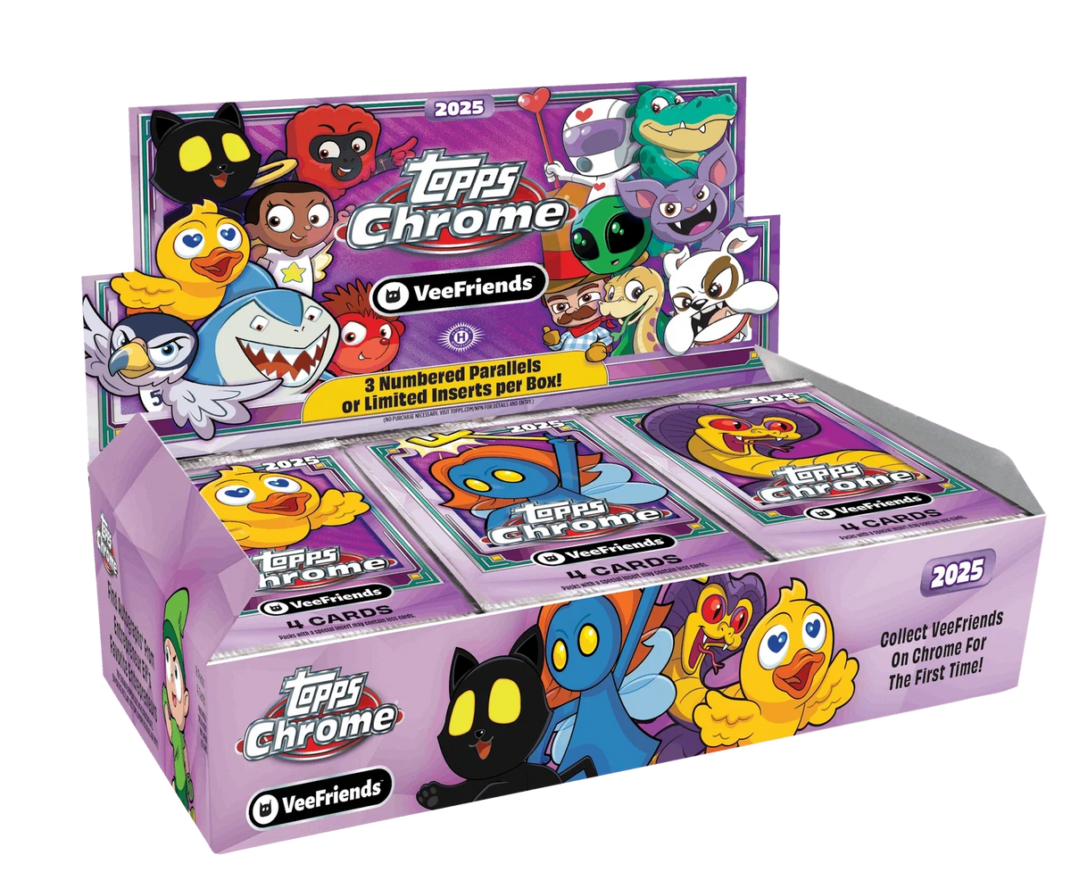 2025 TOPPS CHROME VEEFRIENDS HOBBY BOX (72 Cards) GaryVee Brand New Sealed