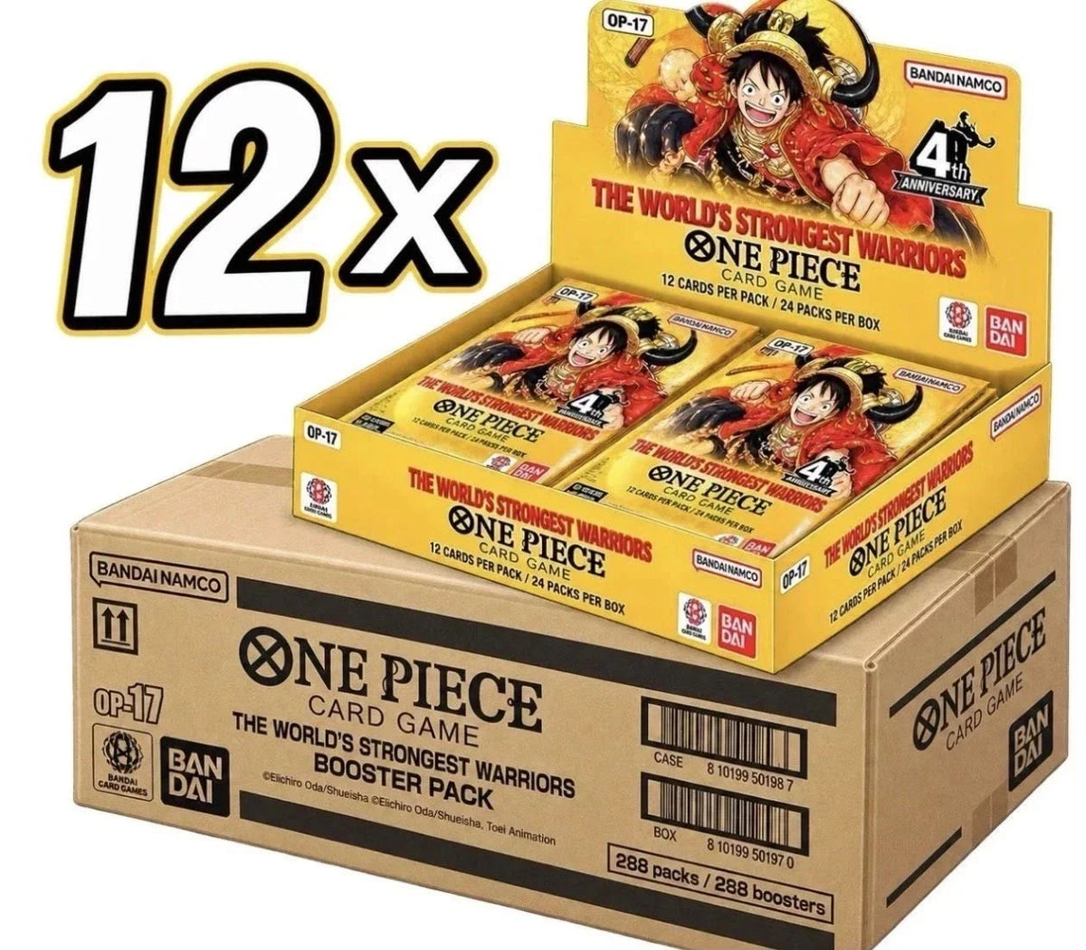One Piece OP17 The World's Strongest Warriors English Sealed Case