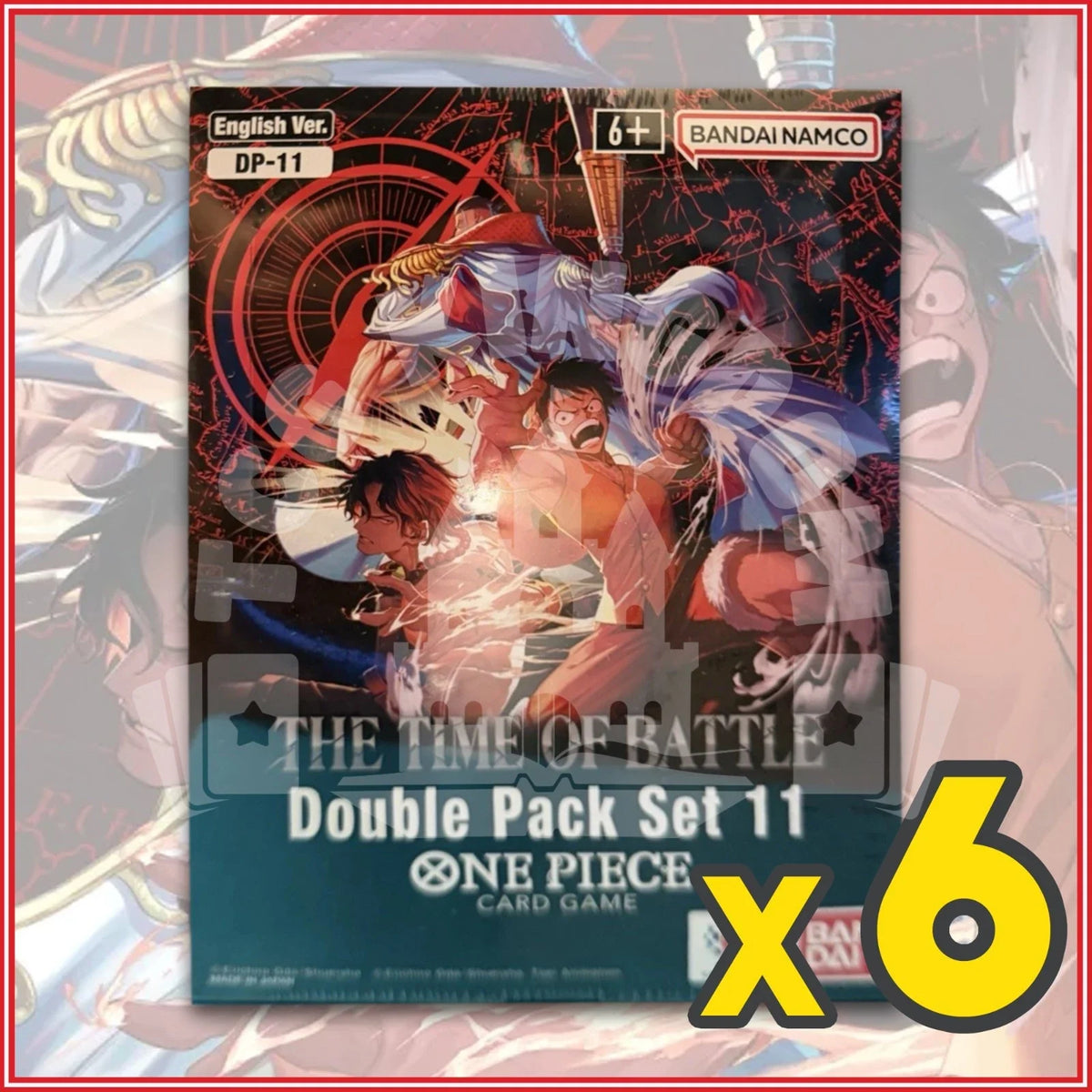 One Piece English TCG The Time of Battle Case of Double Pack 11 96 Packs
