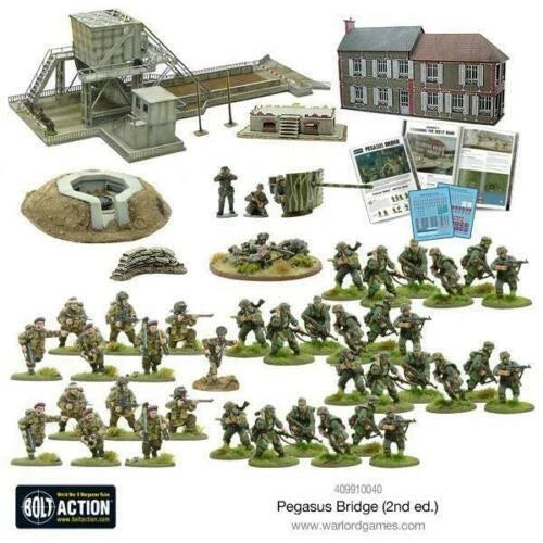 Bolt Action 409910040 Pegasus Bridge (2nd Edition) Battle-Set D-Day Raid Terrain