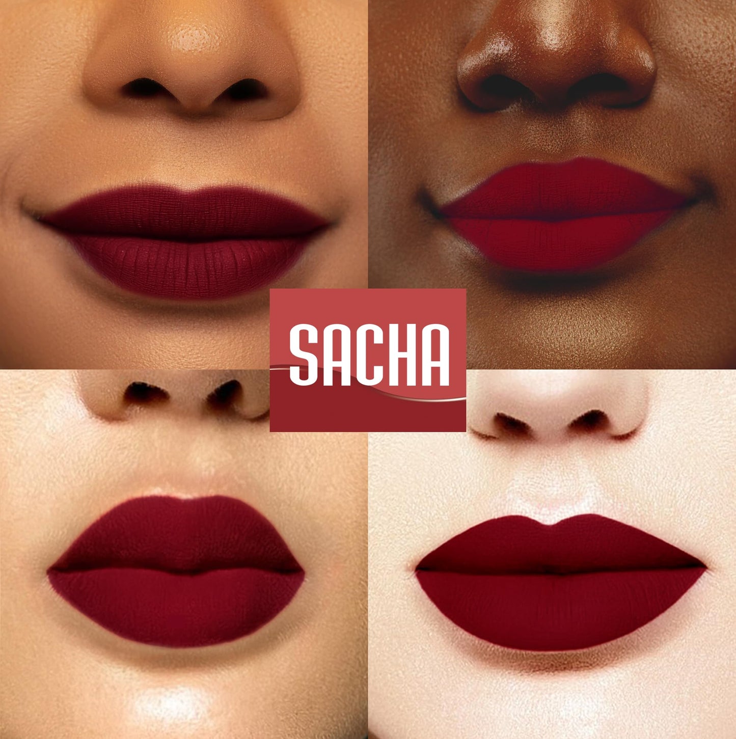 Sacha Cosmetics Intense Matte Lip Velvet Liquid Lipstick, Long-Lasting Velvet Matte Finish, 0.2 fl oz Pass The Money - dailyvitalstore