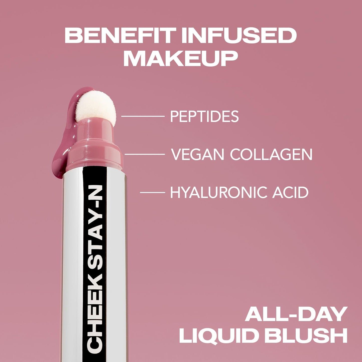 Sacheu Cheek STAY-N Liquid Blush for Cheeks — High Pigment, Buildable, Lightweight Cream Blush for Dewy & Radiant Flushed Cheeks — Long-lasting & Cruelty Free, I'm Guilty - dailyvitalstore