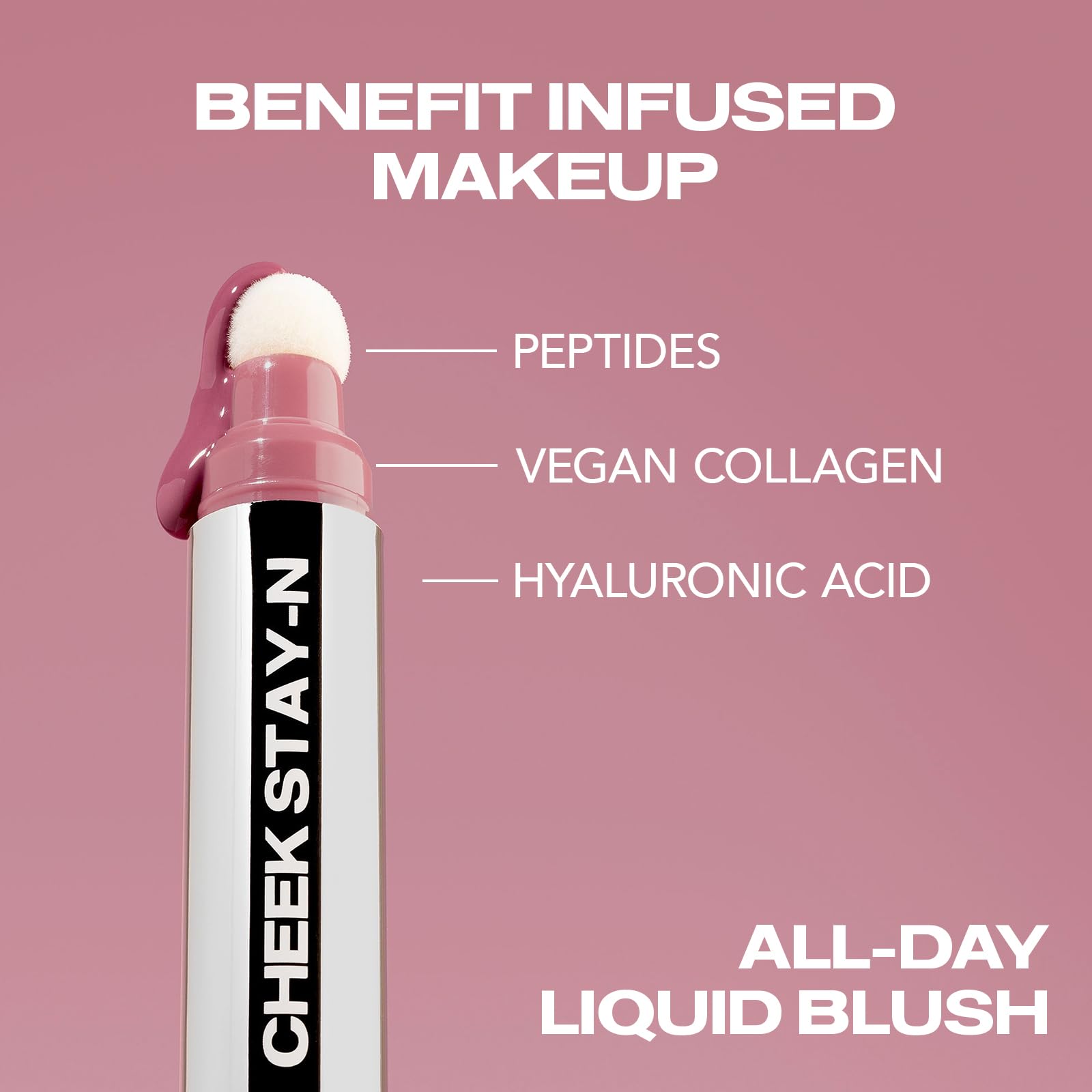 Sacheu Cheek STAY-N Liquid Blush for Cheeks — High Pigment, Buildable, Lightweight Cream Blush for Dewy & Radiant Flushed Cheeks — Long-lasting & Cruelty Free, I'm Guilty - dailyvitalstore