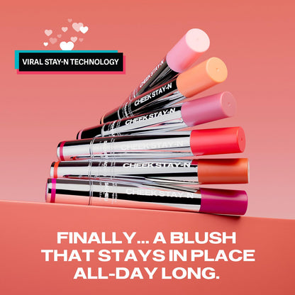 Sacheu Cheek STAY-N Liquid Blush for Cheeks — High Pigment, Buildable, Lightweight Cream Blush for Dewy & Radiant Flushed Cheeks — Long-lasting & Cruelty Free, I'm Guilty - dailyvitalstore