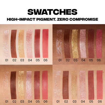 Sacheu Liquid Eyeshadow STAY-N Longwear Eye Makeup — Buildable Highly Pigmented & Blendable Eye Shadow Cream in Matte & Shimmer Finishes, Candy Dipp’d - dailyvitalstore