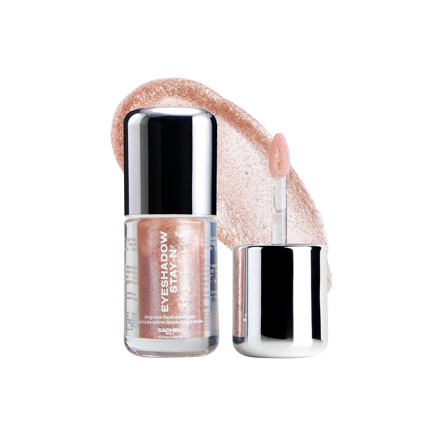 Sacheu Liquid Eyeshadow STAY-N Longwear Eye Makeup — Buildable Highly Pigmented & Blendable Eye Shadow Cream in Matte & Shimmer Finishes, Candy Dipp’d - dailyvitalstore