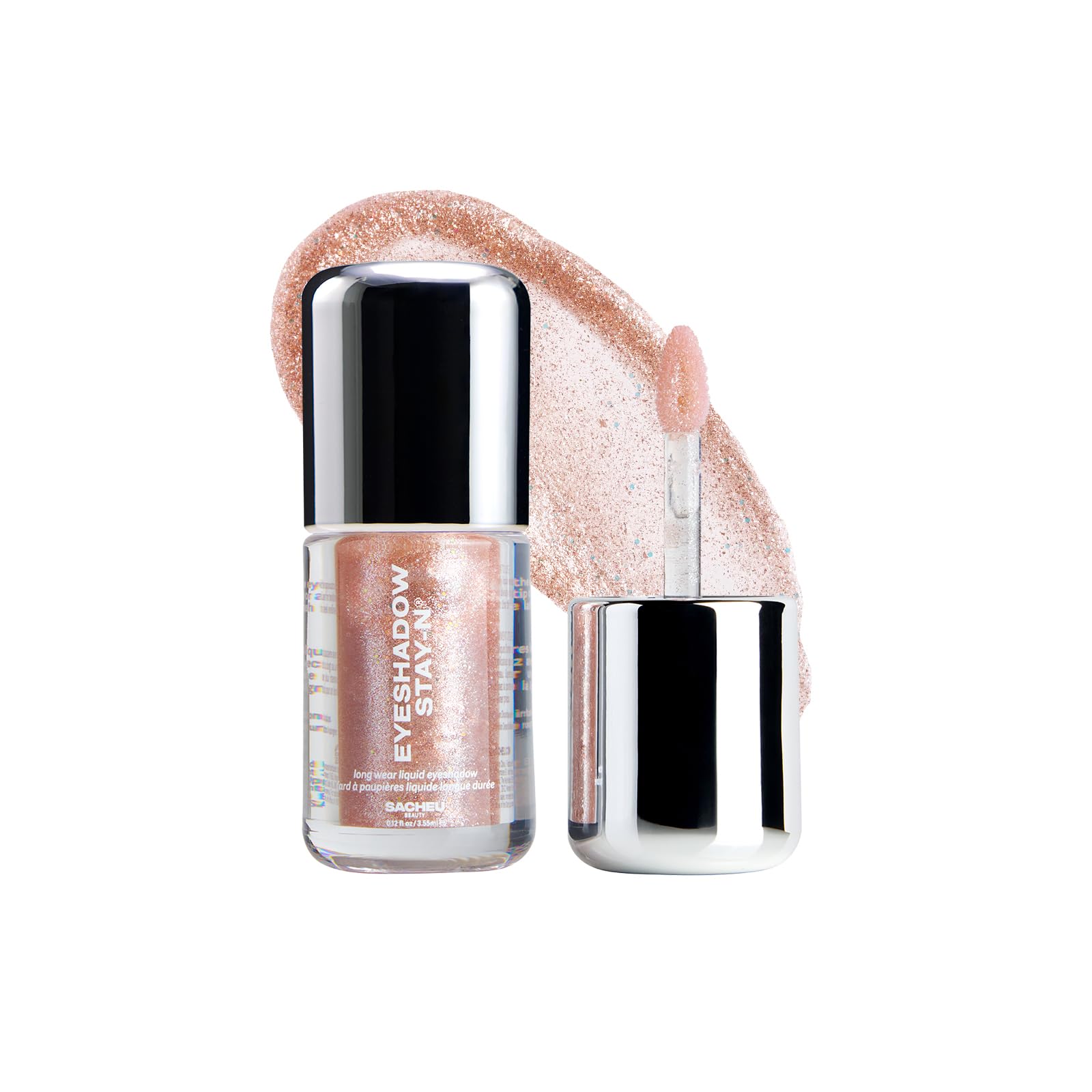 Sacheu Liquid Eyeshadow STAY-N Longwear Eye Makeup — Buildable Highly Pigmented & Blendable Eye Shadow Cream in Matte & Shimmer Finishes, Candy Dipp’d - dailyvitalstore