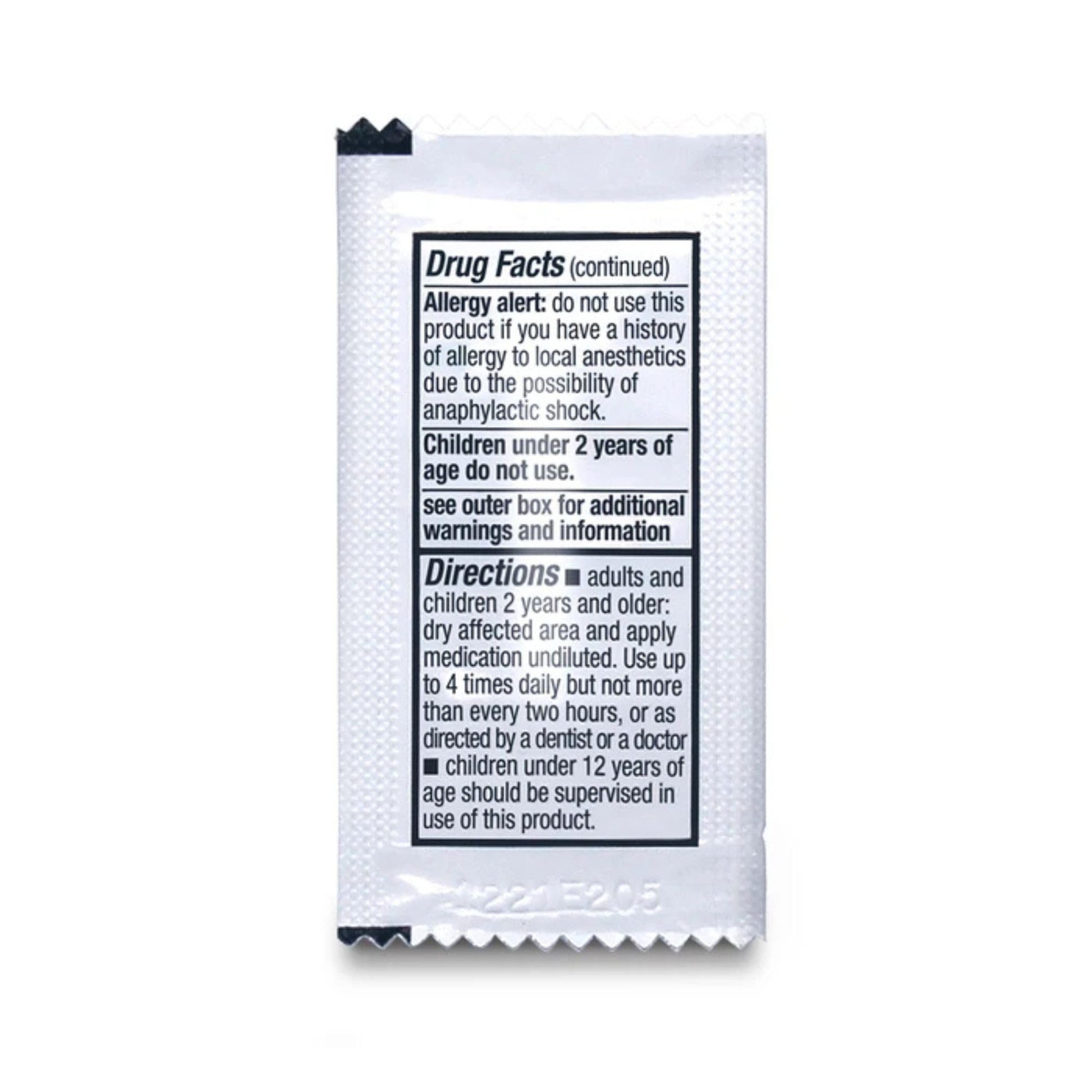 Safetec Oral Pain Relief, .75 g Packets, Box of 144 - dailyvitalstore