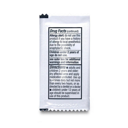 Safetec Oral Pain Relief, .75 g Packets, Box of 144 - dailyvitalstore