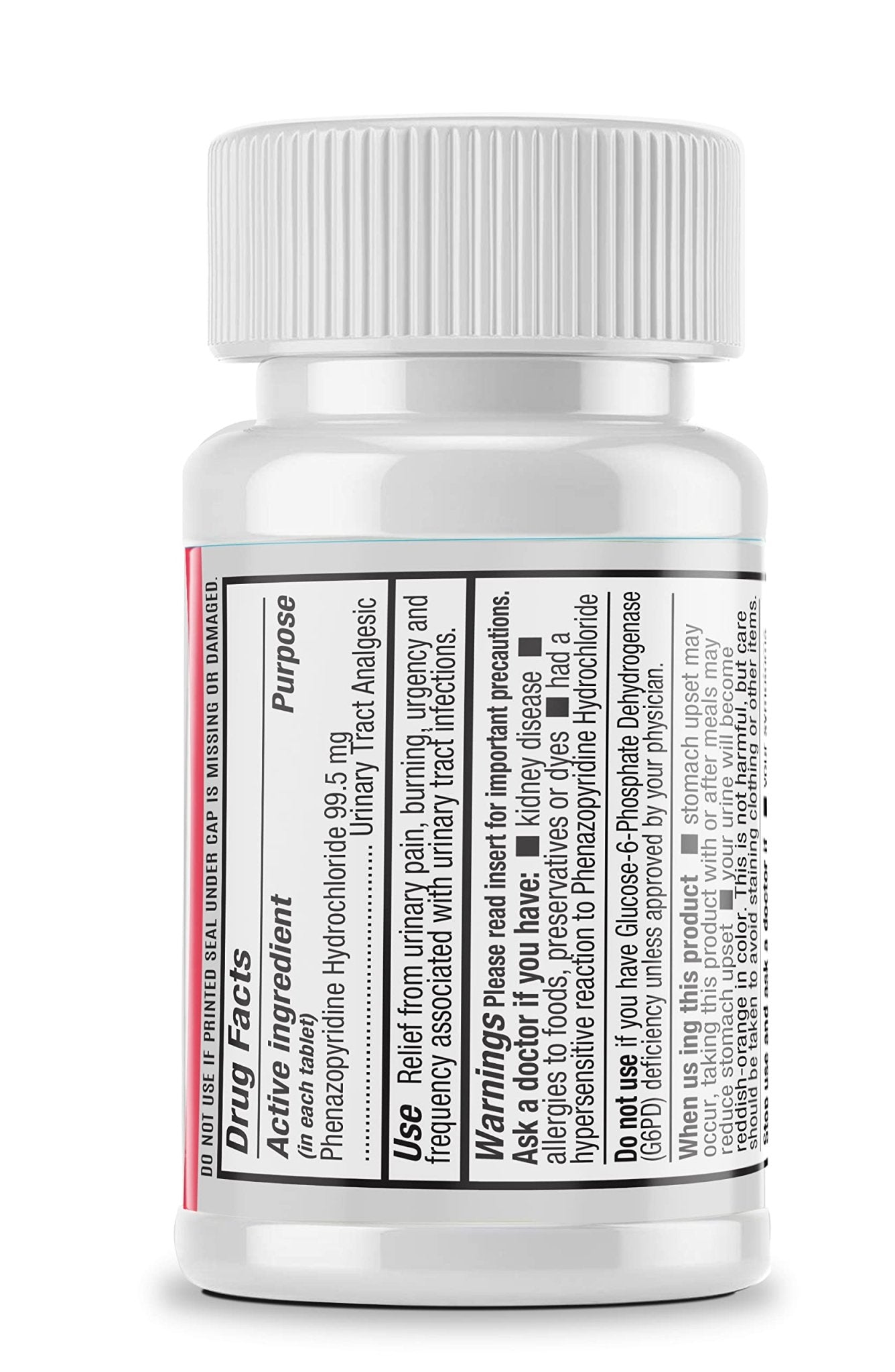 Safrel Urinary Pain Relief | UTI Relief | Fast Acting | Bladder Discomfort & Pain Relief | Phenazopyridine Hydrochloride 99.5mg (28 Count) - dailyvitalstore