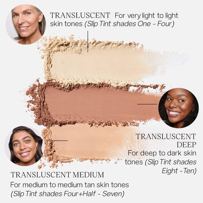 Saie Airset Radiant Loose Setting Powder - Weightless Face Powder to Set, Smooth + Diffuse Face Makeup - Formulated with Hydrating Squalane - Translucent (0.14 oz) - dailyvitalstore