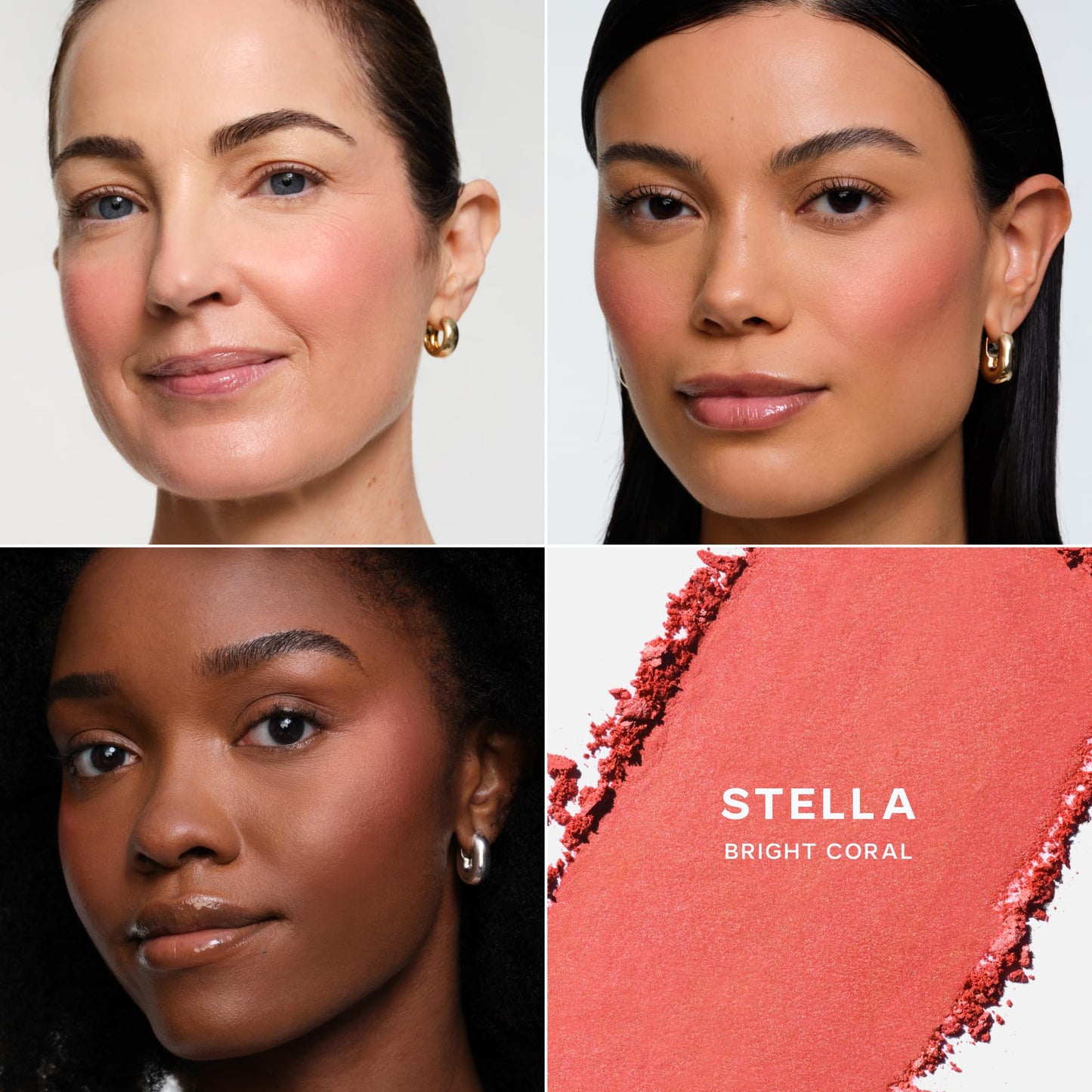 Saie Cheek Flush Duo - Dew Liquid Blush (.40 oz, Hottie), SuperSuede Baked Powder Blush (.01 oz, Stella) - Layerable, Skin-Nourishing Blushes for a Seamless Radiant Finish - dailyvitalstore