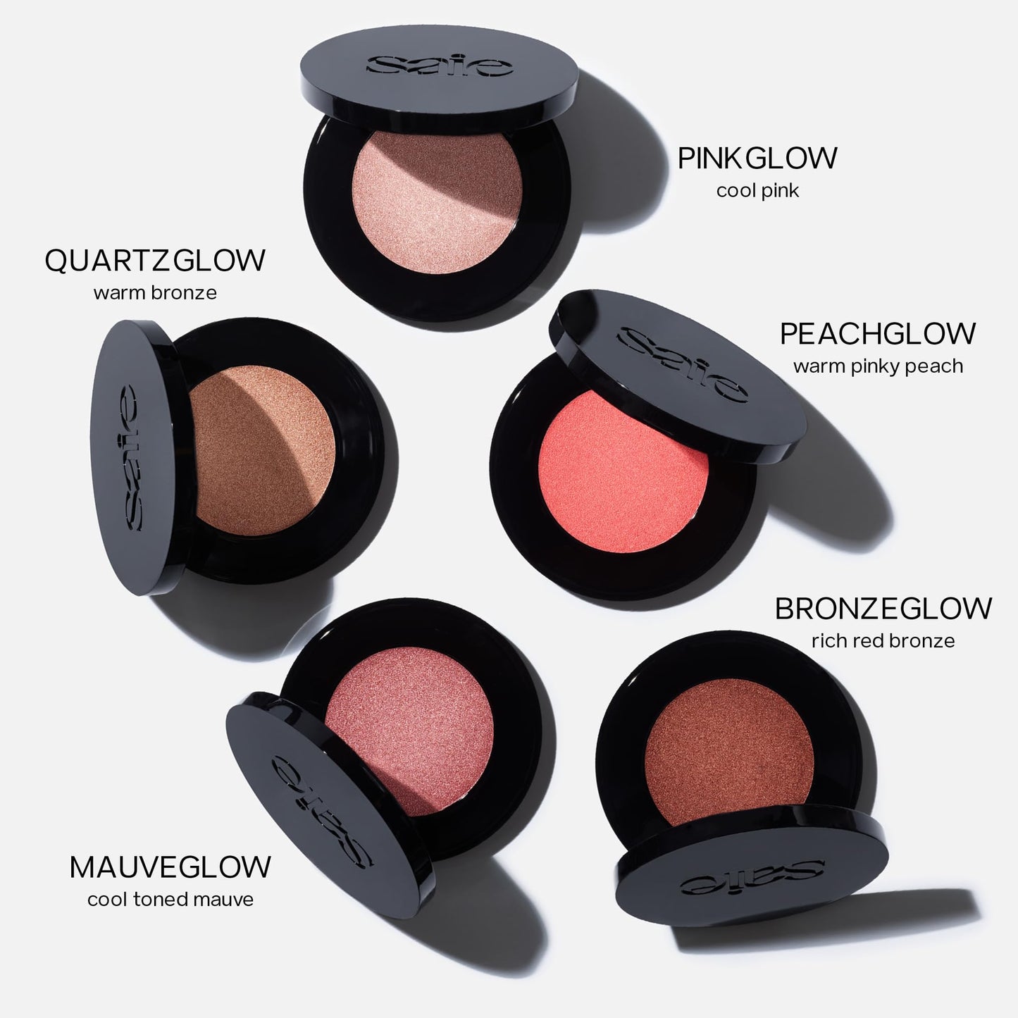 Saie Glow Sculpt Multi-Use Highlighter + Cream Blush - Lightweight Highlighter Makeup with Hyaluronic Acid + Micropearl for Radiant, Glowing Skin - Mauveglow (.02 oz) - dailyvitalstore
