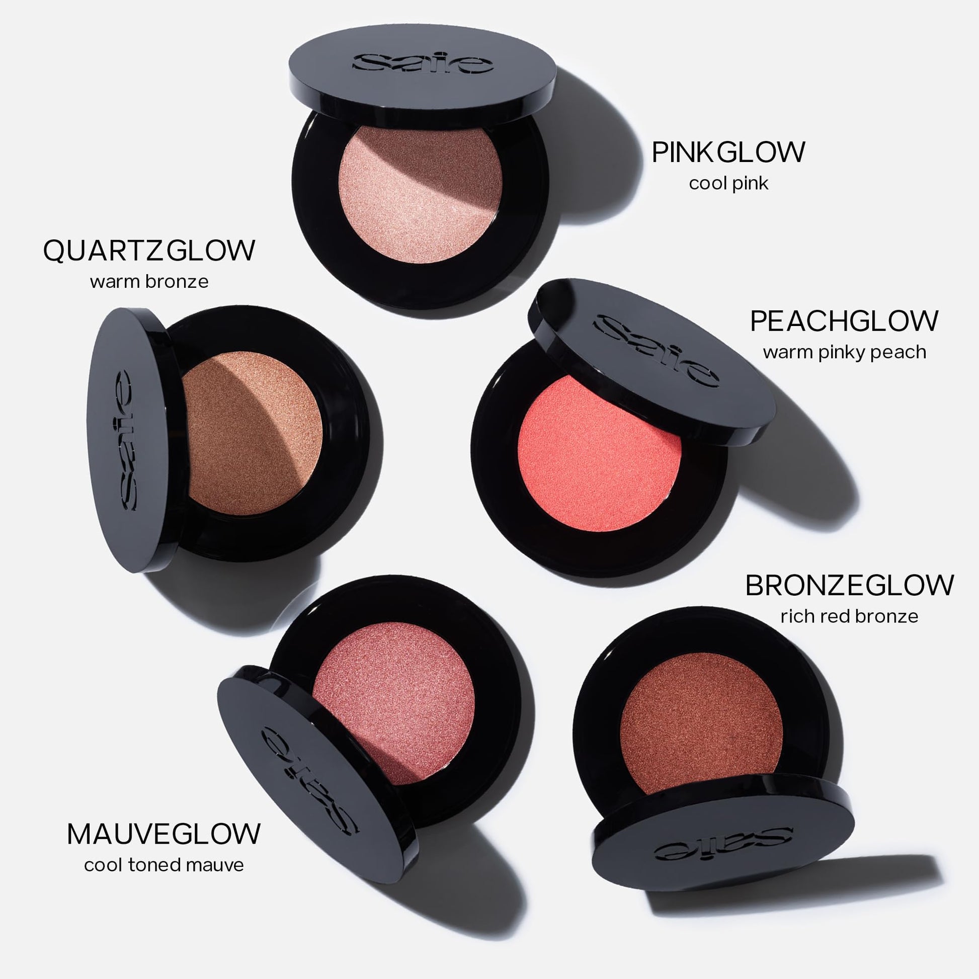 Saie Glow Sculpt Multi-Use Highlighter + Cream Blush - Lightweight Highlighter Makeup with Hyaluronic Acid + Micropearl for Radiant, Glowing Skin - Mauveglow (.02 oz) - dailyvitalstore