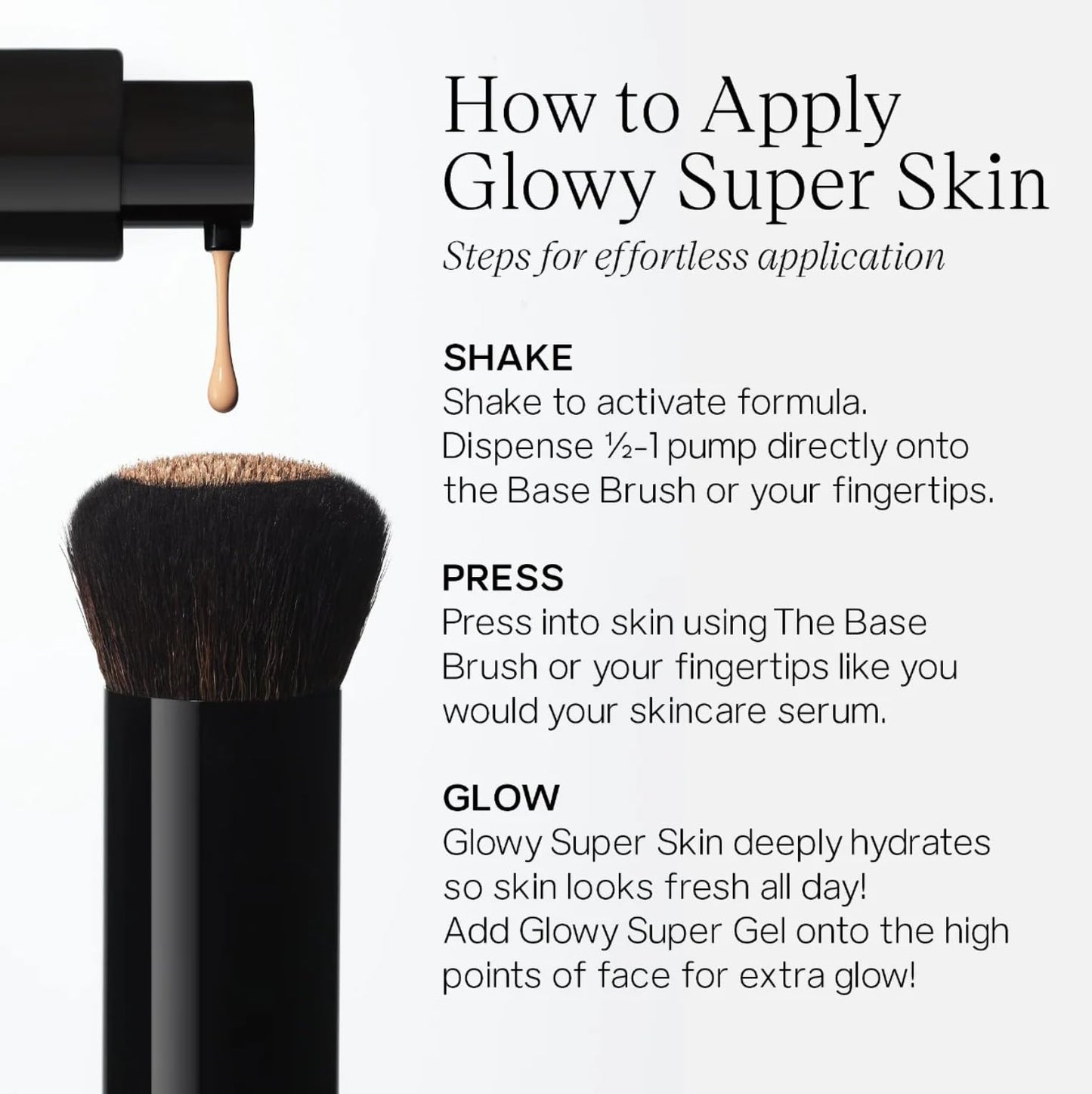 Saie Glowy Super Skin Tint Liquid Foundation - Weightless + Dewy Foundation with Lightweight Medium Coverage - Hydrating Face Makeup + Skin Care Serum Hybrid with Hyaluronic Acid - Shade 11 (1.01 oz) - dailyvitalstore