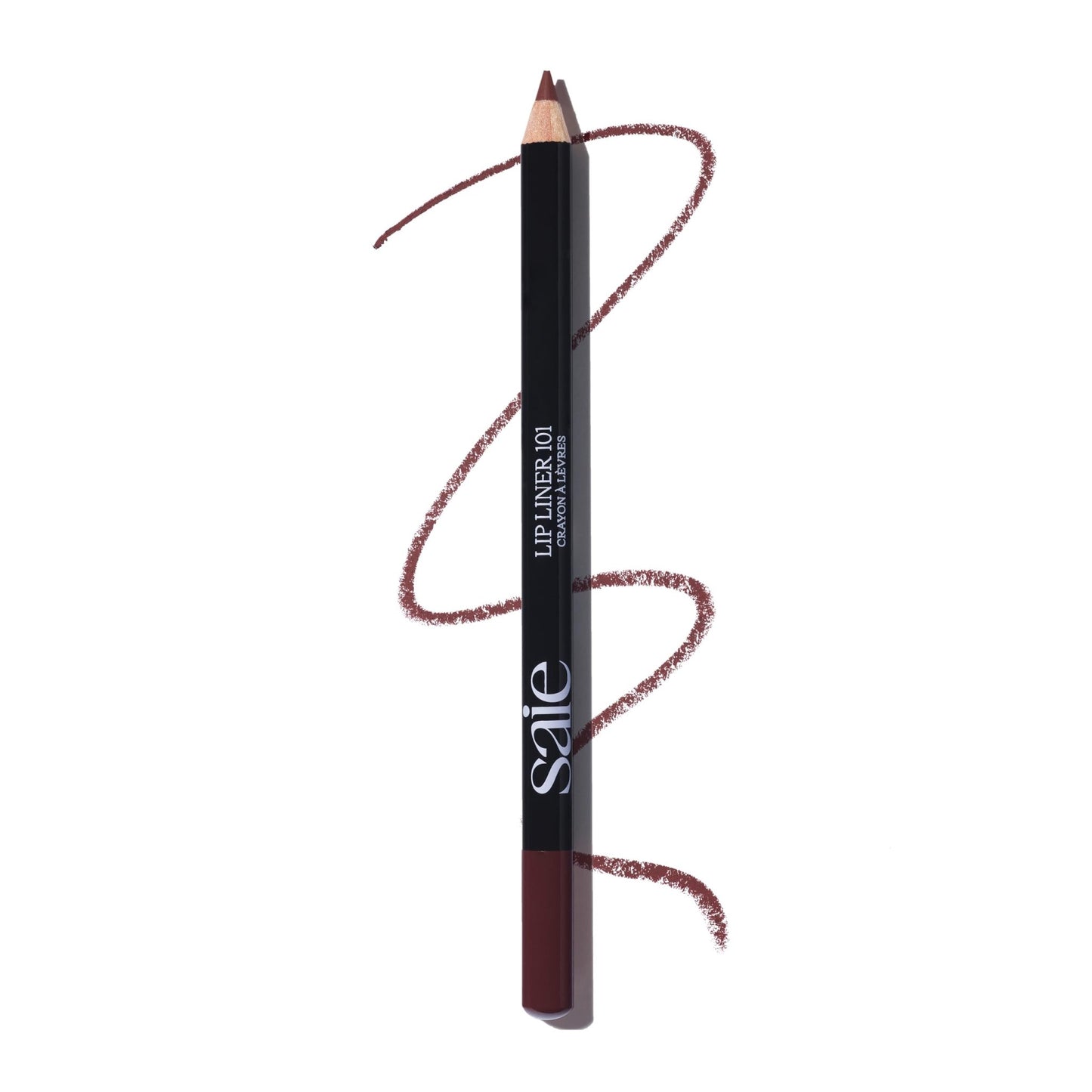 Saie Lip Liner 101 - Lip Pencil Made with a Creamy, Soft Matte Formula for a Naturally Framed or Fully Filled Look - Supercharged with Shea Butter & Jojoba Oil - Tease (.05 oz) - dailyvitalstore