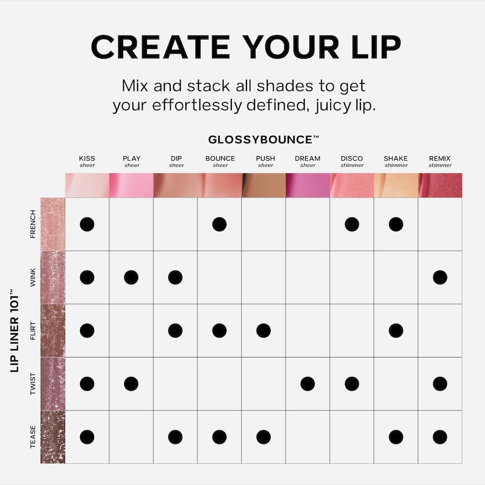Saie Lip Liner 101 - Lip Pencil Made with a Creamy, Soft Matte Formula for a Naturally Framed or Fully Filled Look - Supercharged with Shea Butter & Jojoba Oil - Tease (.05 oz) - dailyvitalstore