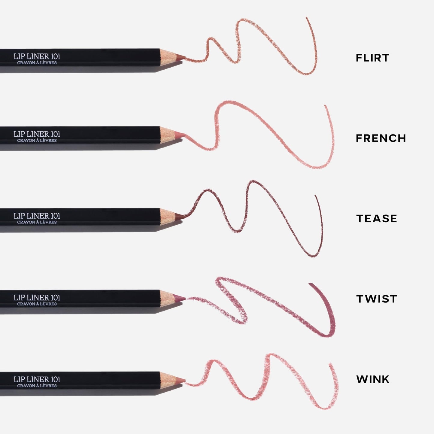 Saie Lip Liner 101 - Lip Pencil Made with a Creamy, Soft Matte Formula for a Naturally Framed or Fully Filled Look - Supercharged with Shea Butter & Jojoba Oil - Tease (.05 oz) - dailyvitalstore
