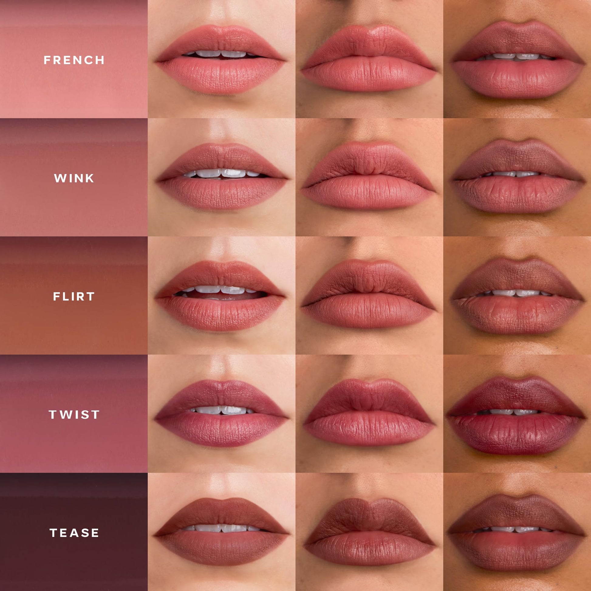 Saie Lip Liner 101 - Lip Pencil Made with a Creamy, Soft Matte Formula for a Naturally Framed or Fully Filled Look - Supercharged with Shea Butter & Jojoba Oil - Tease (.05 oz) - dailyvitalstore