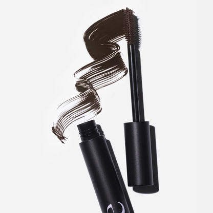 Saie Mascara 101 - Lash Lengthening Mascara for Thick, Bold, Lifted Lashes - Buildable Eye Makeup Formulated to Strengthen and Condition with Rich Nutrients - Brown (0.31 oz) - dailyvitalstore