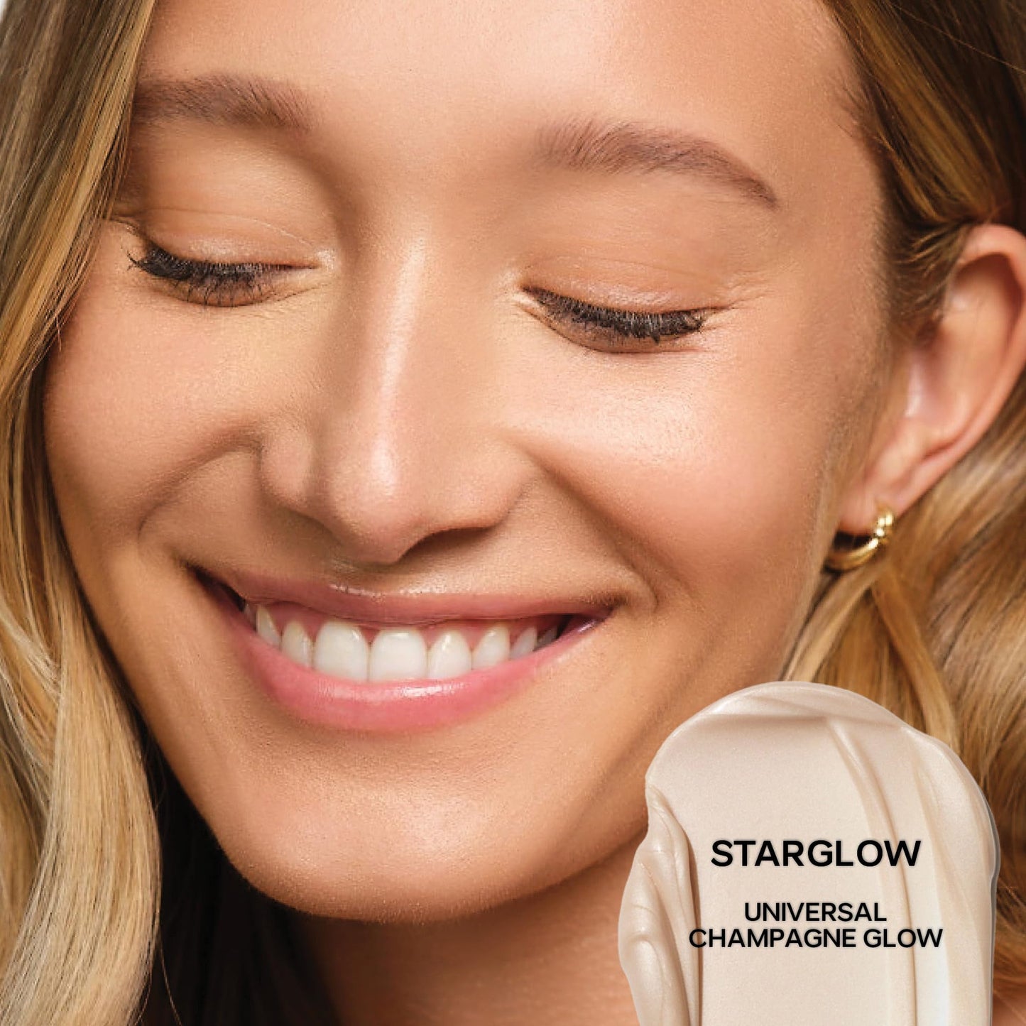 Saie Mini Glowy Super Gel - Hydrating Makeup Primer and Illuminating Glow Serum Enriched with Vitamin C and Squalane Oil - All-Over Liquid Highlighter Makeup for Instant Glass Skin - Starglow (0.5 oz) - dailyvitalstore