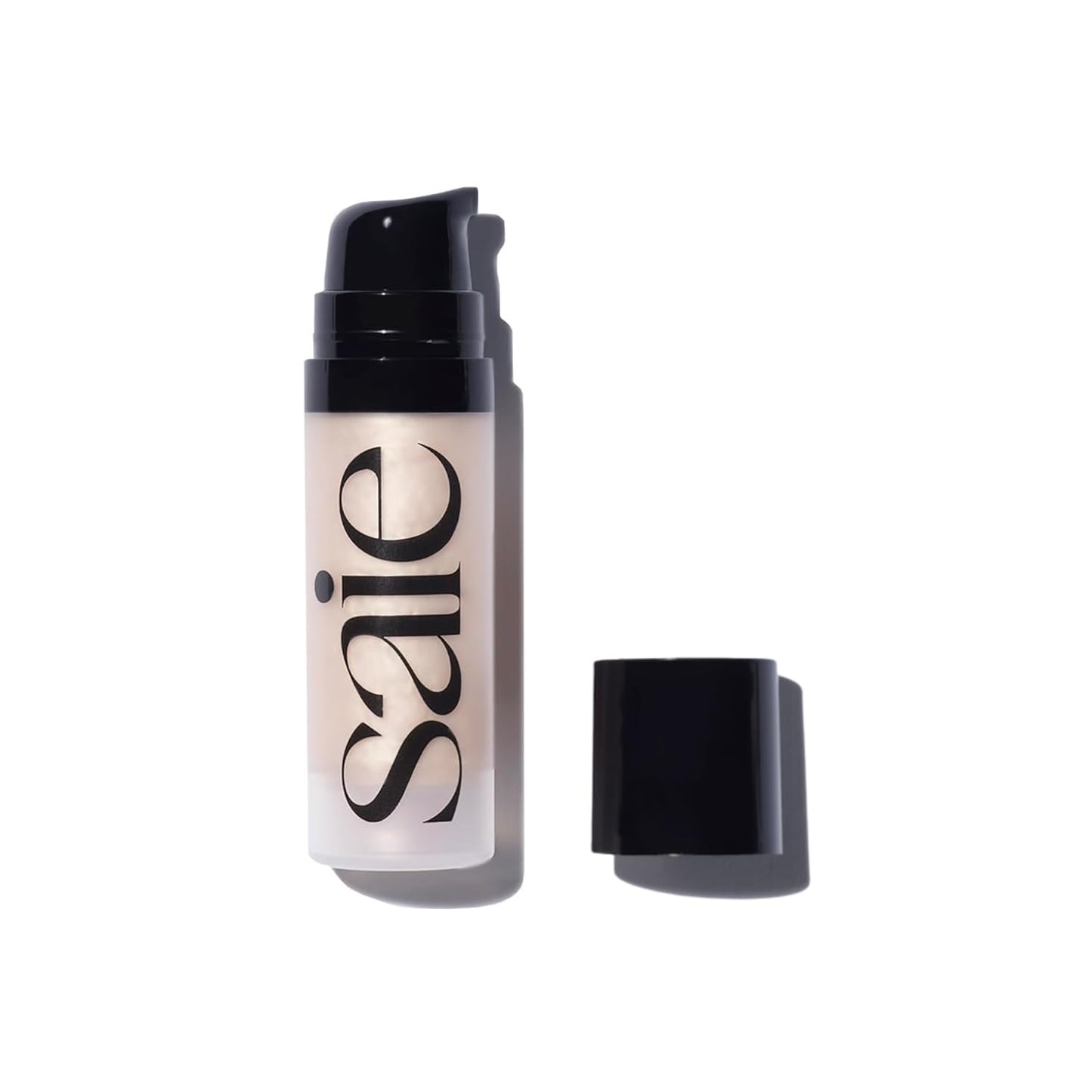 Saie Mini Glowy Super Gel - Hydrating Makeup Primer and Illuminating Glow Serum Enriched with Vitamin C and Squalane Oil - All-Over Liquid Highlighter Makeup for Instant Glass Skin - Starglow (0.5 oz) - dailyvitalstore