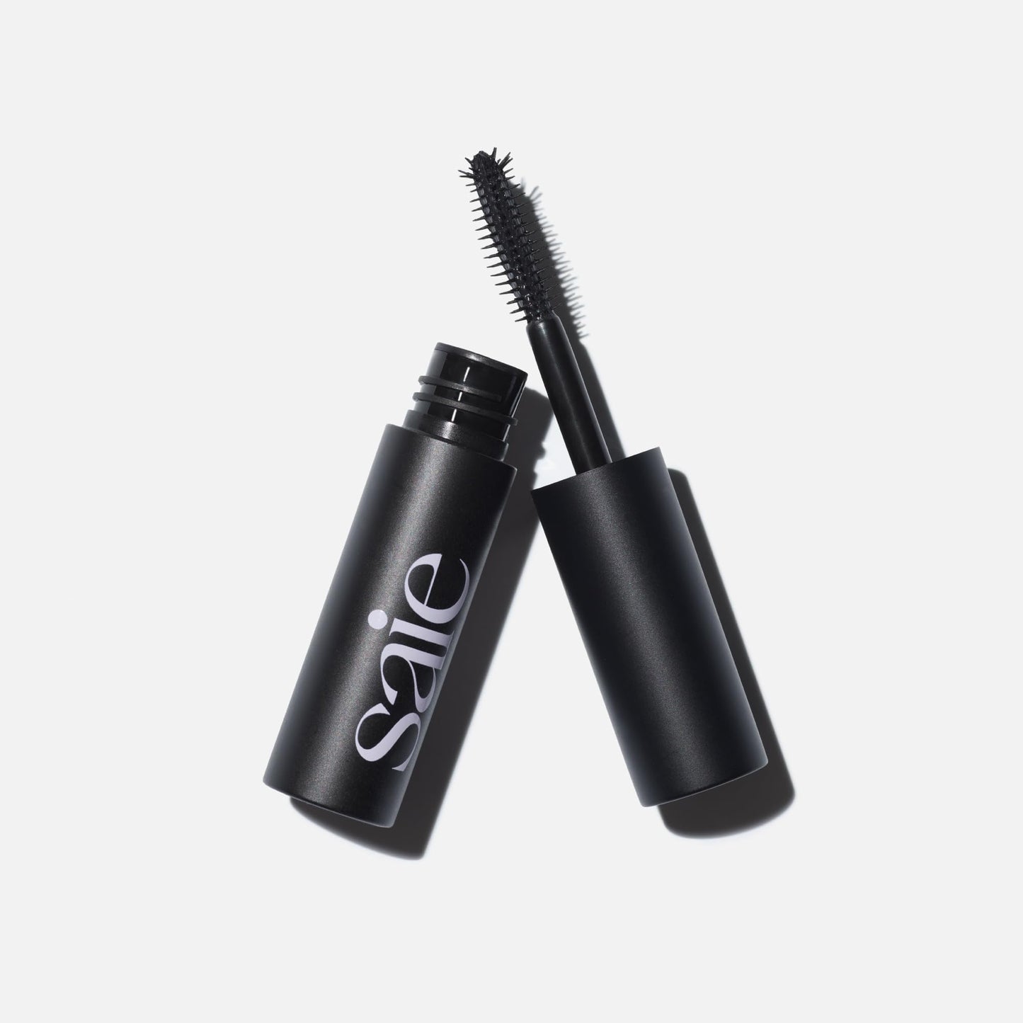Saie Mini Mascara 101 - Lash Lengthening Mascara for Thick, Bold, Lifted Lashes - Buildable Eye Makeup Formulated to Strengthen and Condition with Rich Nutrients - Black (0.17 oz) - dailyvitalstore