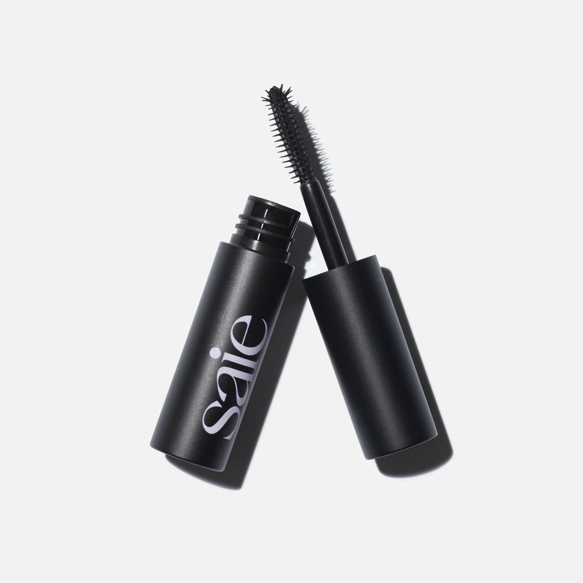 Saie Mini Mascara 101 - Lash Lengthening Mascara for Thick, Bold, Lifted Lashes - Buildable Eye Makeup Formulated to Strengthen and Condition with Rich Nutrients - Black (0.17 oz) - dailyvitalstore