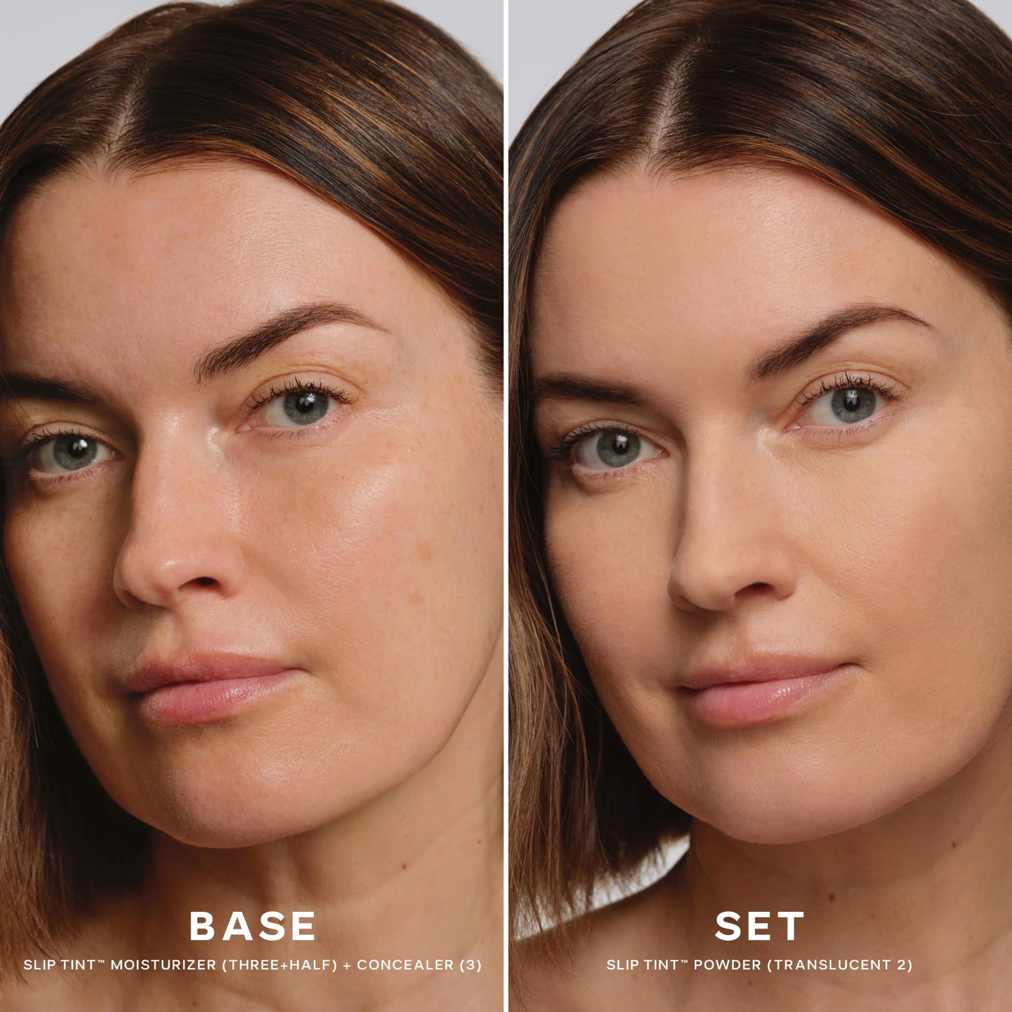 Saie Slip Tint Baked Setting Powder - Translucent Powder for Face Makeup with a Natural-Radiant Finish - Blurs, Brightens & Smooths Complexion - Translucent 2 - Light to Medium (0.24 oz) - dailyvitalstore