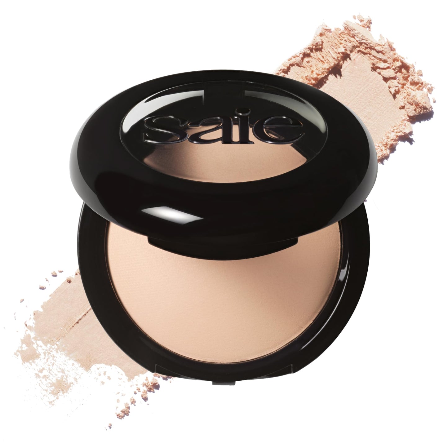 Saie Slip Tint Baked Setting Powder - Translucent Powder for Face Makeup with a Natural-Radiant Finish - Blurs, Brightens & Smooths Complexion - Translucent 2 - Light to Medium (0.24 oz) - dailyvitalstore