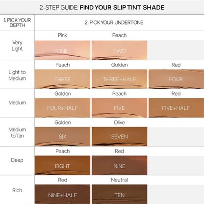 Saie Slip Tint Tinted Moisturizer with SPF 35 - Light Coverage, Glowy Skin Tint & Mineral Sunscreen for Face with Hydrating Hyaluronic Acid - Summer Makeup Essential - Shade Three (1.35 oz) - dailyvitalstore