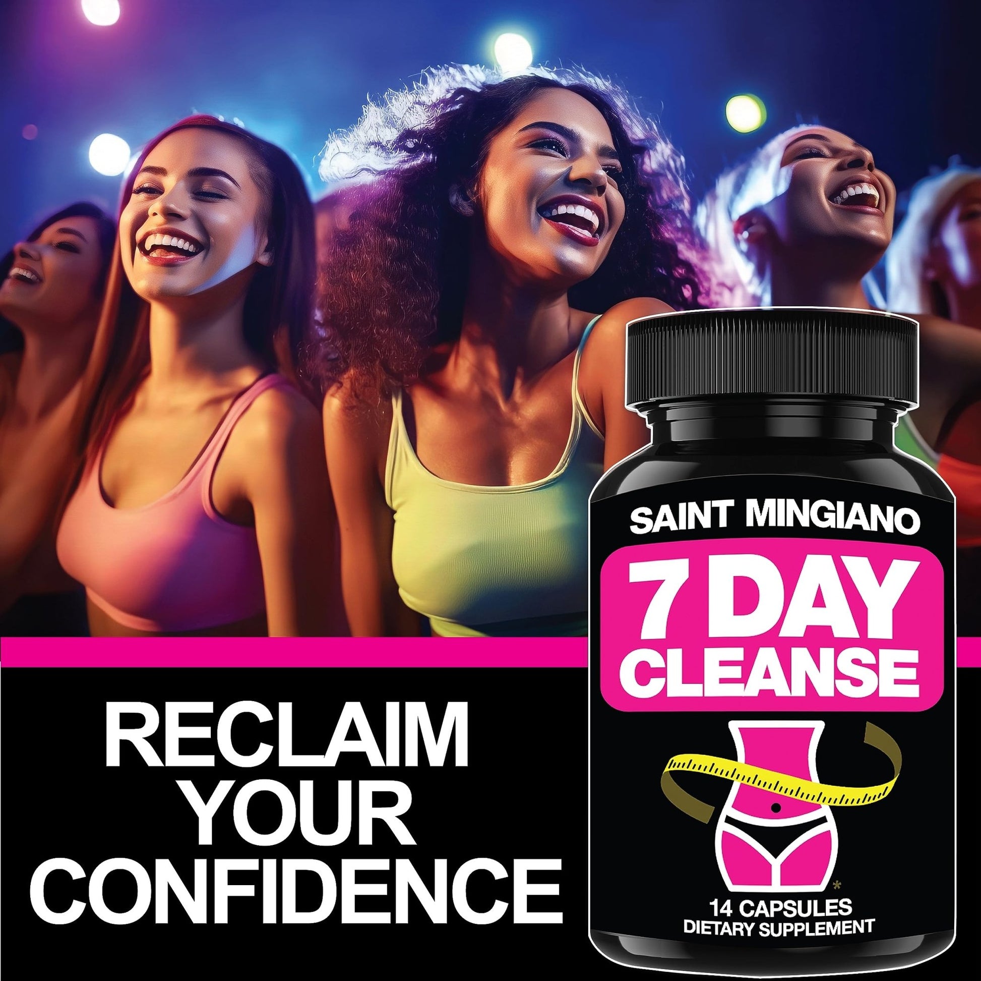 Saint Mingiano 7 Day Cleanse Program | Colon Detox with Natural Laxative for Constipation & Bloating | Extra-Strength Senna - dailyvitalstore