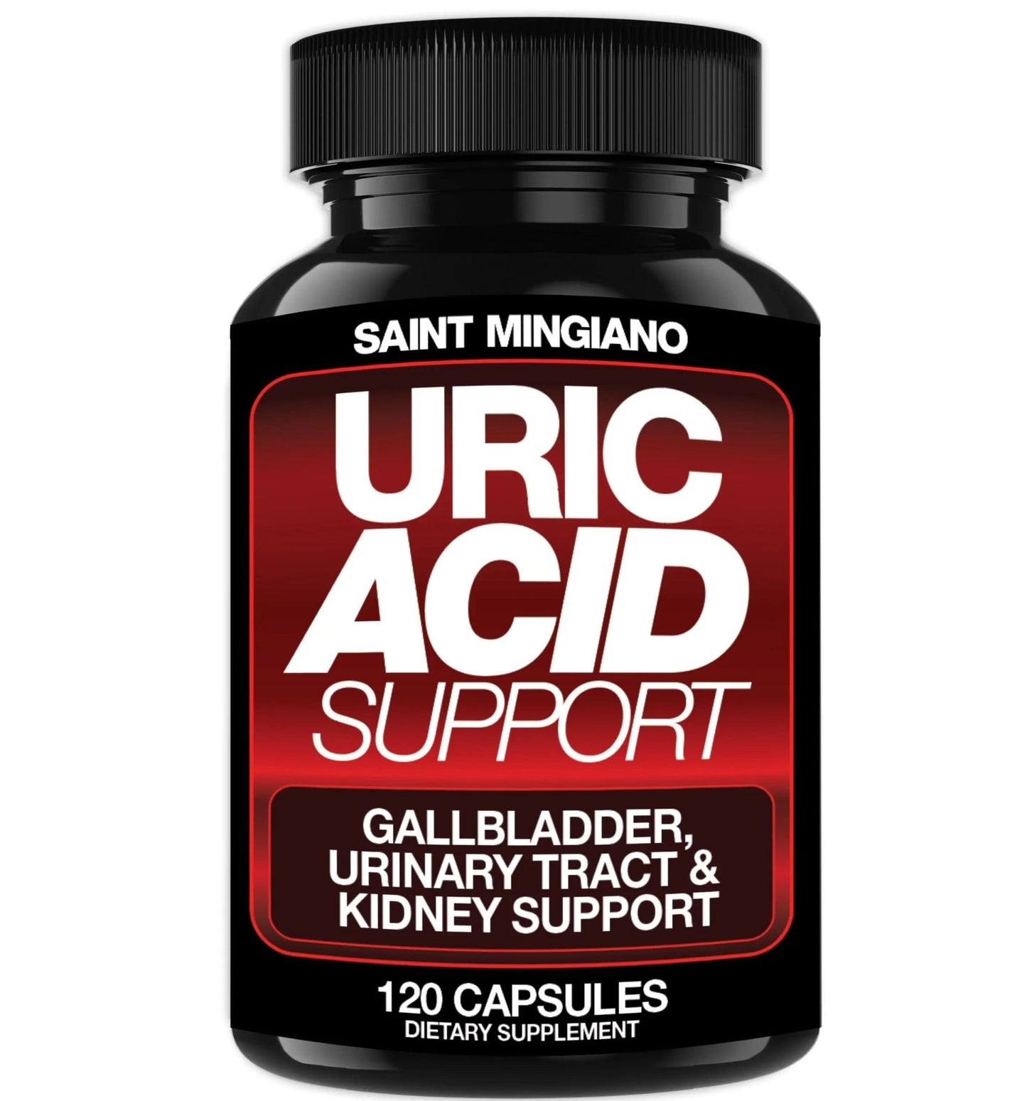 Saint Mingiano Uric Acid Flush for Gout Support -120 Capsules - Supports Kidney Cleanse Detox & Repair, Gallbladder & Urinary Tract Issues - Essential for Detox & Joint Support - Cranberry Extract - dailyvitalstore