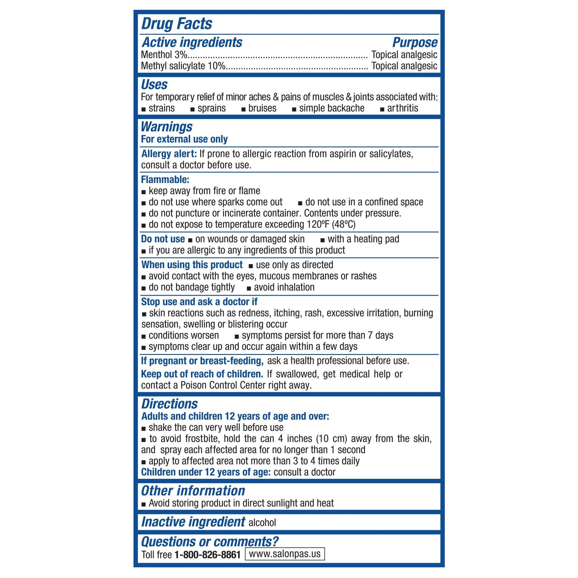 Salonpas Pain Relief Jet Spray 4z - Pack of 2 - dailyvitalstore