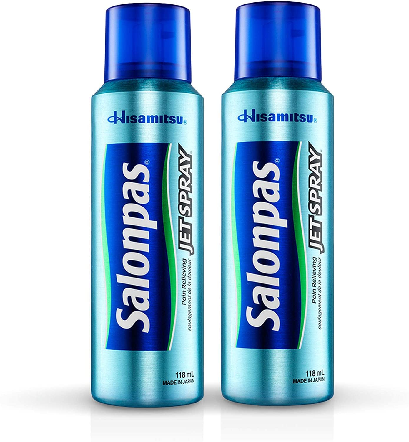 Salonpas pain relieving jet spray - 4 oz (2 PACK) - dailyvitalstore