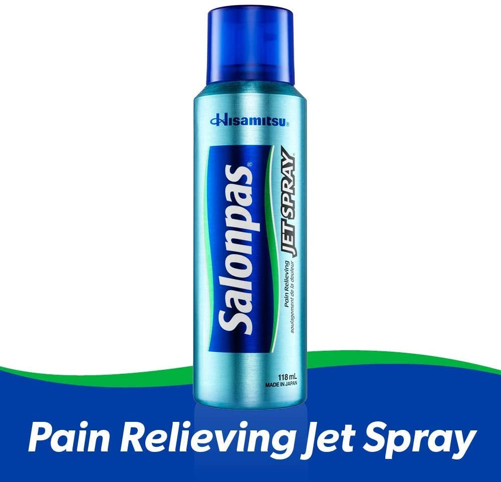 Salonpas pain relieving jet spray - 4 oz (2 PACK) - dailyvitalstore